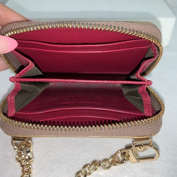 DIOR Trotter Patent Leather Zip Wallet on Chain - Picture 11 of 11